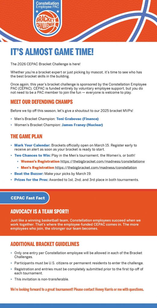 Constellation Bracket Challenge email